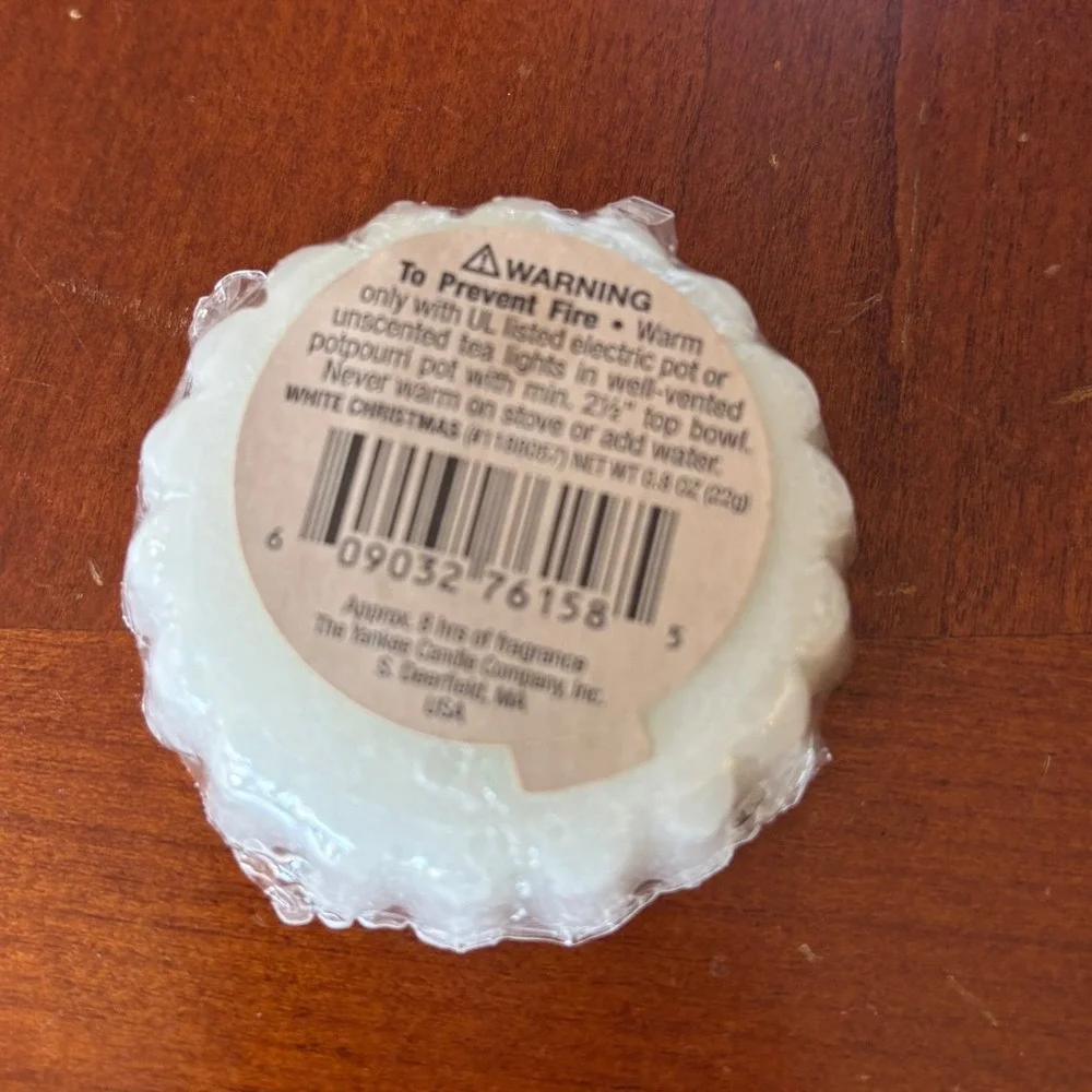 Yankee Candle | White Christmas Tart Wax Melt .8oz | Retired Scent 1188057